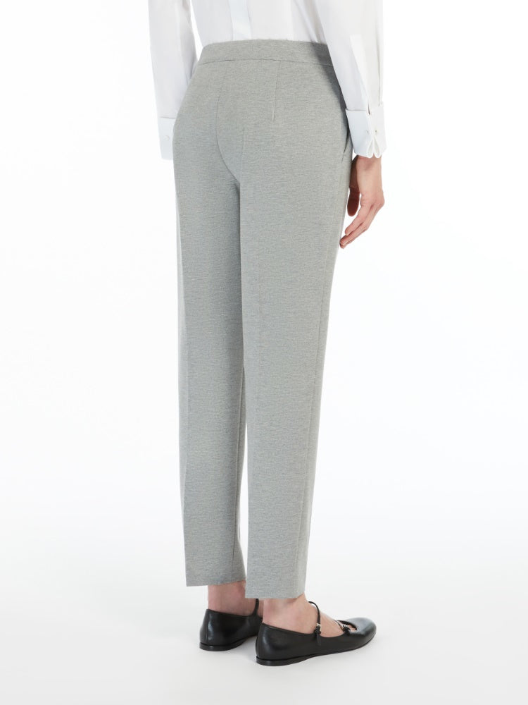 Viscose jersey trousers