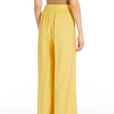 Flowing silk trousers