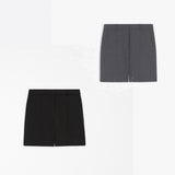 Stretch wool shorts