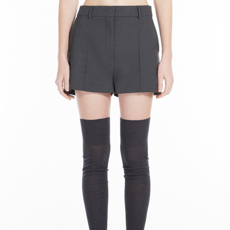 Stretch wool shorts