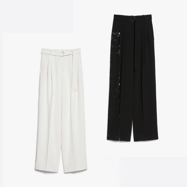 Flowing cady trousers