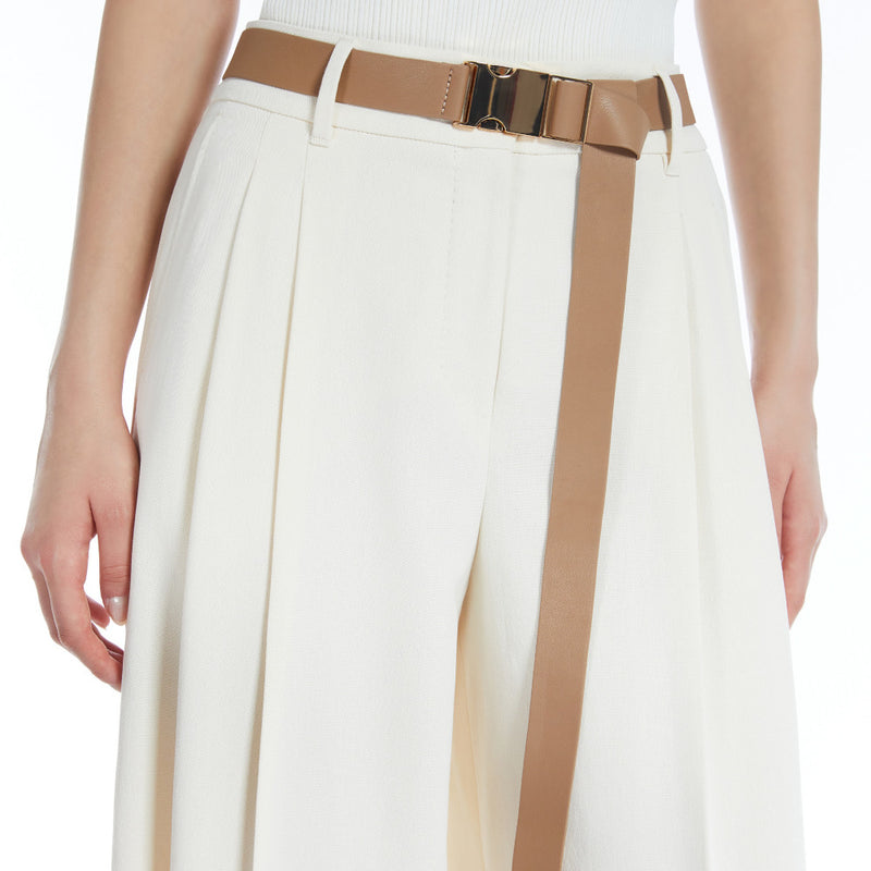 Flowing cady trousers