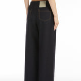 Wide jersey trousers