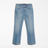 Perfect mini flare 5-pocket trousers