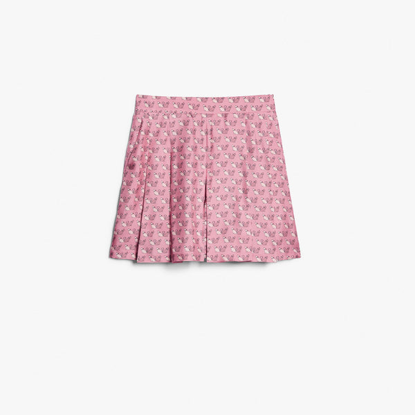 Printed silk culottes