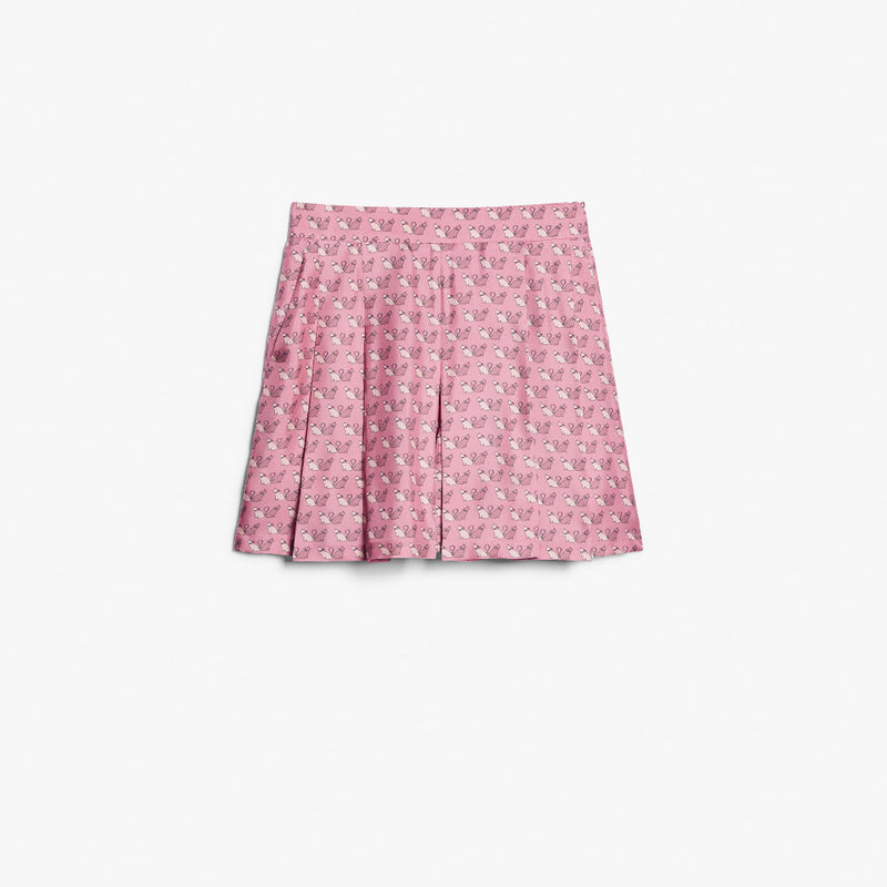 Printed silk culottes