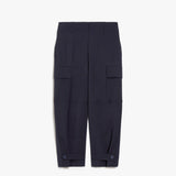 Technical wool trousers