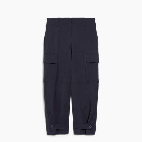 Technical wool trousers