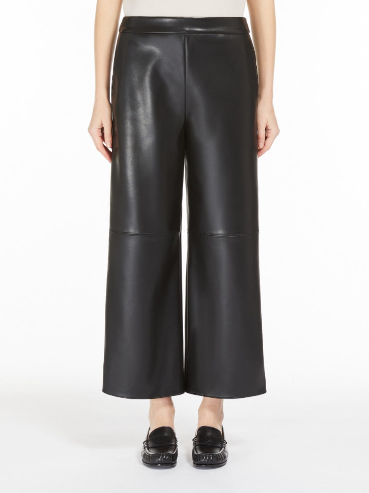 Coated fabric trousers