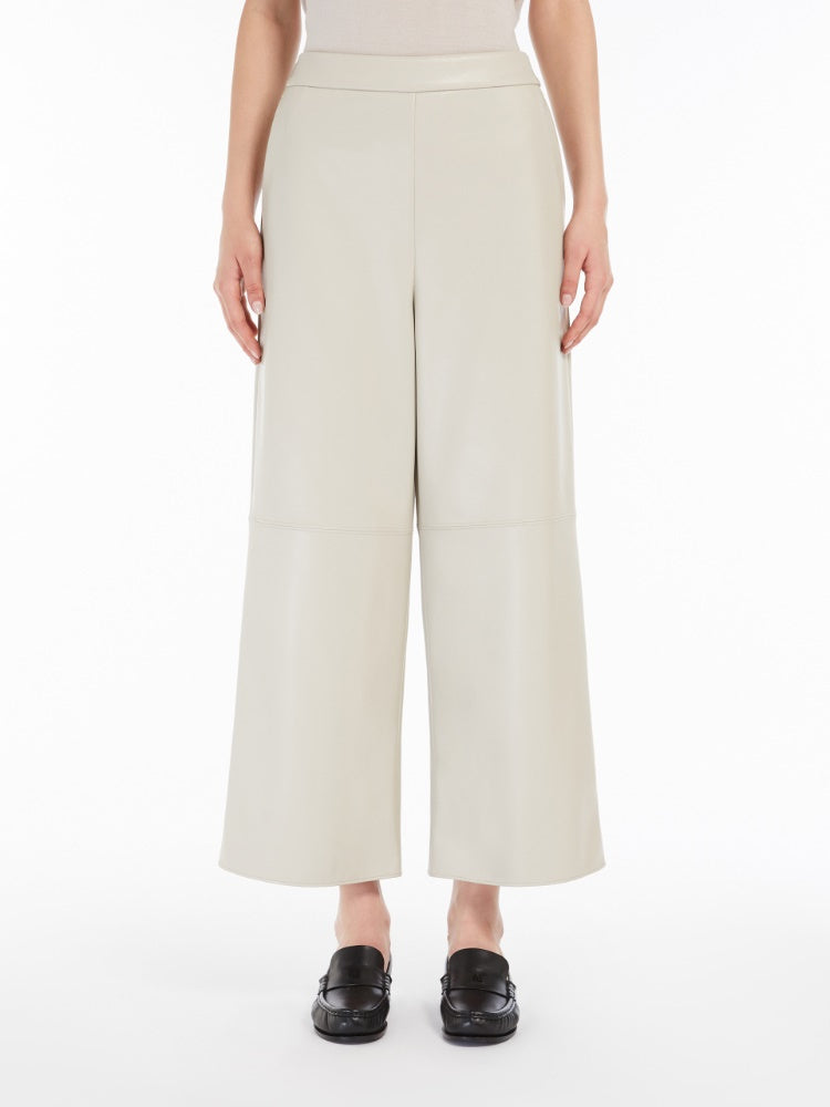 Coated fabric trousers