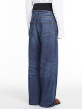 Wide-fit denim jeans