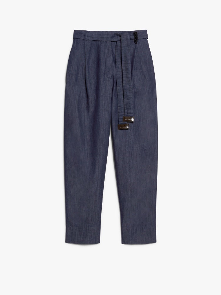 Lightweight denim trousers