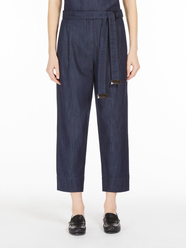 Lightweight denim trousers