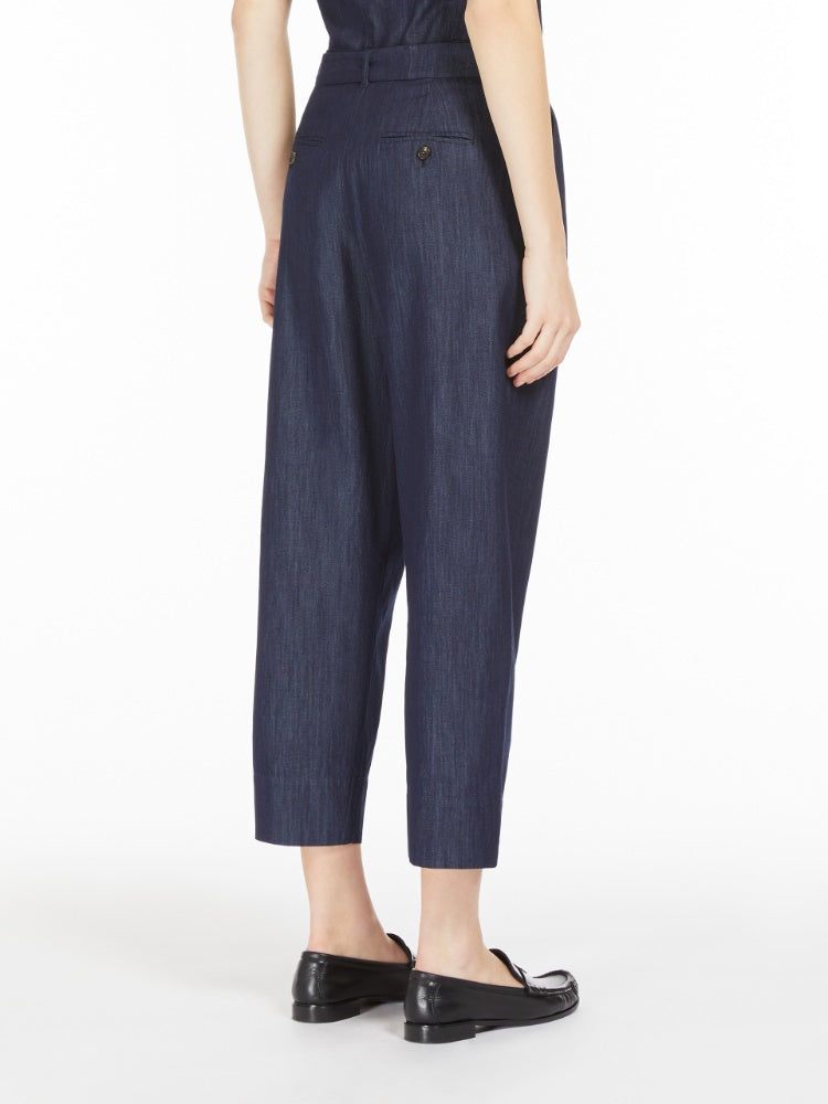 Lightweight denim trousers