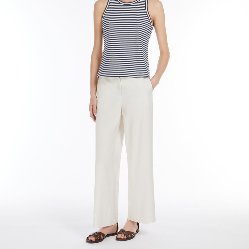 Regular-fit scuba jersey top