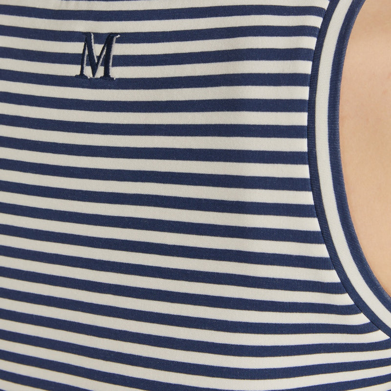 Regular-fit scuba jersey top