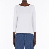 Jersey boat-neck T-shirt