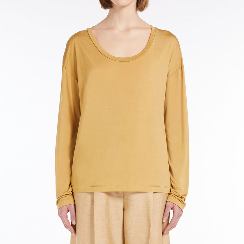 Relaxed-fit silk jersey T-shirt