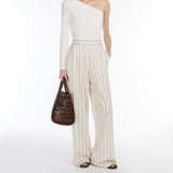 One-shoulder jersey top