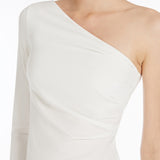 One-shoulder jersey top