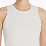 Regular-fit scuba jersey top