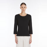 Jersey boat-neck T-shirt
