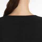 Jersey boat-neck T-shirt