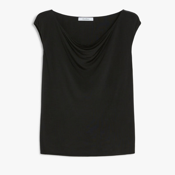 Silk jersey top