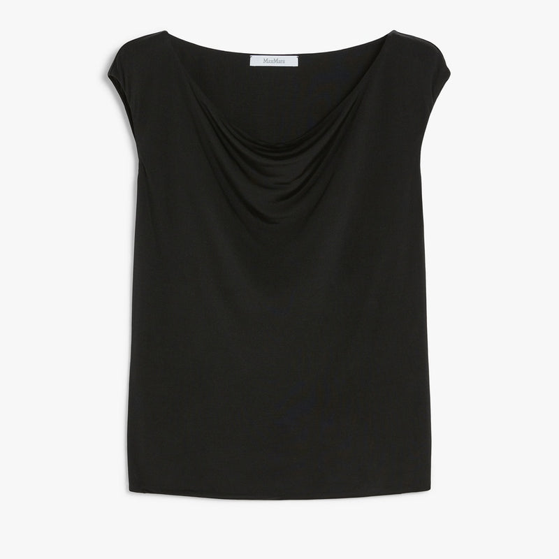 Silk jersey top
