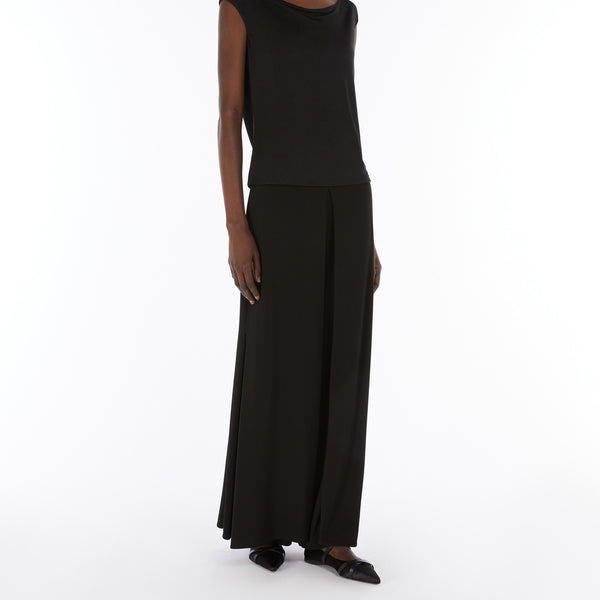 Silk jersey top