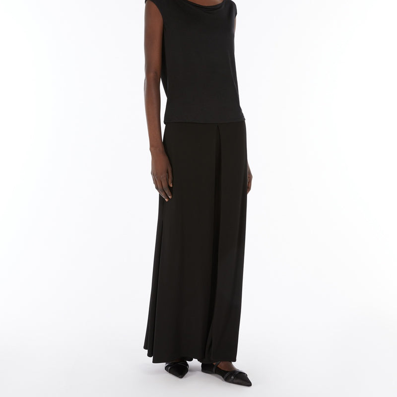 Silk jersey top