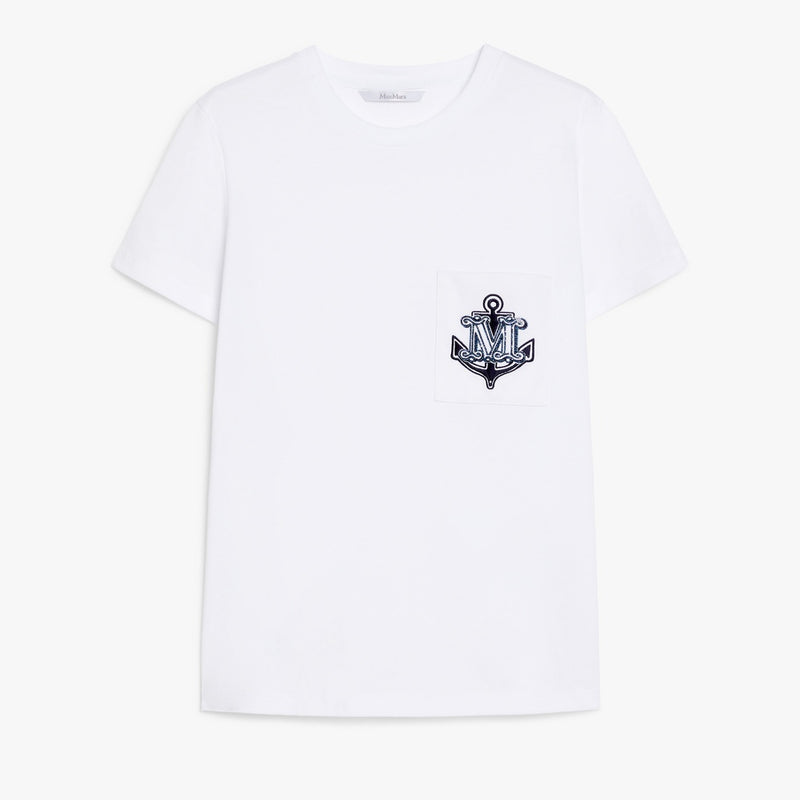 Jersey t-shirt with embroidery