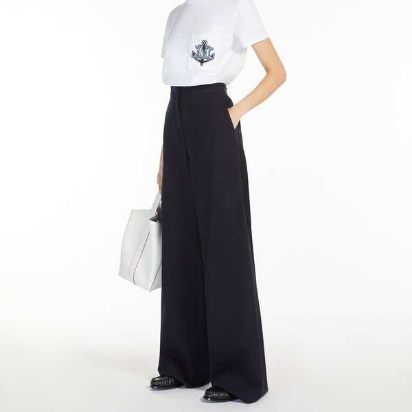 Jersey t-shirt with embroidery