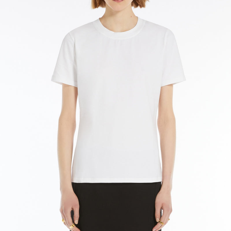 Stretch-cotton T-shirt