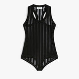 Semi-transparent bodysuit
