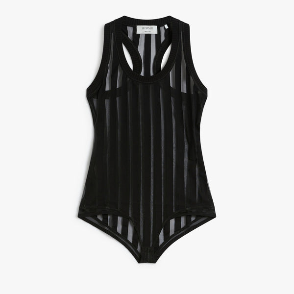Semi-transparent bodysuit
