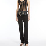 Semi-transparent bodysuit