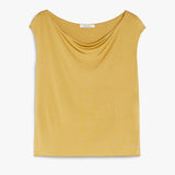Silk jersey top