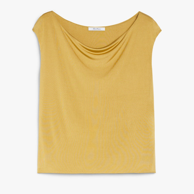 Silk jersey top