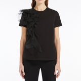 Embroidered jersey T-shirt