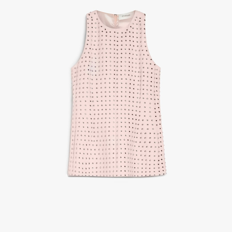 Fitted top with rhinestones - KLEPSYDRA CAPSULE