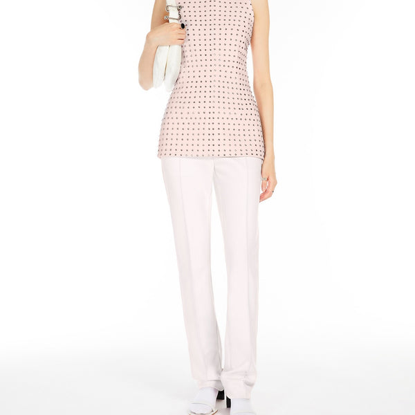 Fitted top with rhinestones - KLEPSYDRA CAPSULE