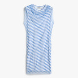Double-layer op-art dress
