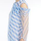 Double-layer op-art dress