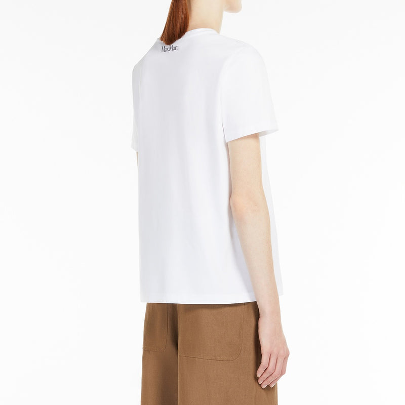 Embroidered jersey crew-neck T-shirt