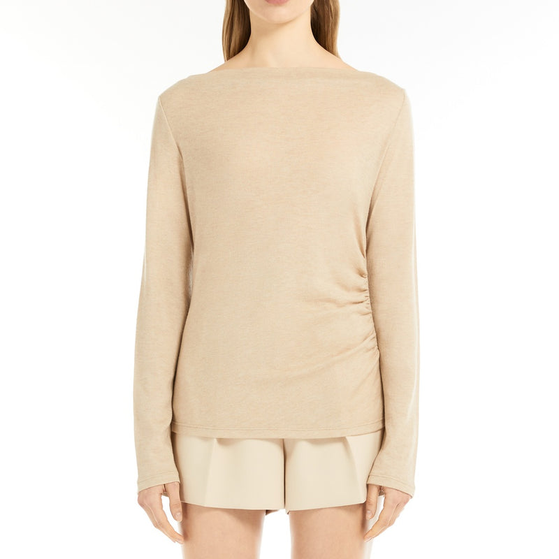 Slim-fit cashmere jersey T-shirt