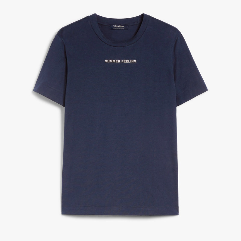 Short-sleeved jersey T-shirt