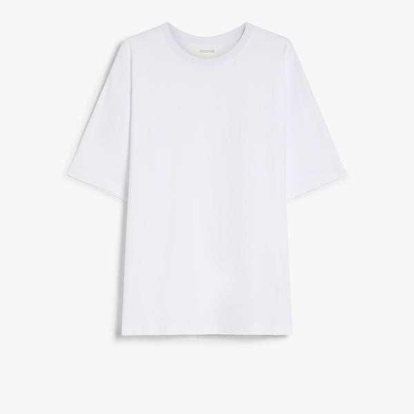 Cotton boxy T-shirt