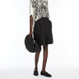 Printed silk and jersey T-shirt