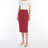 Fitted stretch jersey top